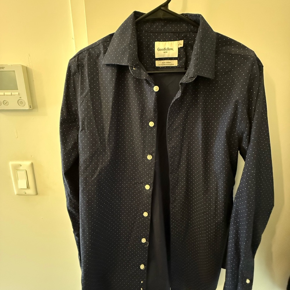 Goodfellow & Co Blue Casual Button Down Shirt